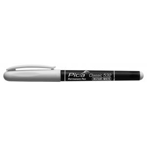 Marker PICA Classic ümar 1-2mm, valge (1/tk pakk) BLISTER