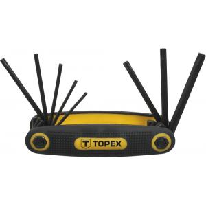 Torx võtmete komplekt TOPEX 8-osaline T9-T40