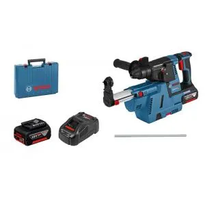 Bosch akupuurvasar GBH 18V-26 + tolmueemaldusseade GDE 18V-16