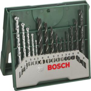 15-osaline Boschi puuride komplekt