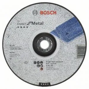 Bosch kohrutatud lihvketas Expert for Metal 230 x 22,23 x 6,0 mm