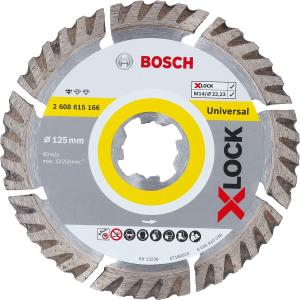 Teemantlõikeketas Bosch X-LOCK Standard for Universal 125 mm