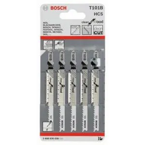 Bosch tikksaetera Clean for Wood T 101 B 5 tk