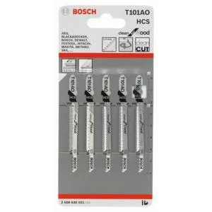 Bosch tikksaetera Clean for Wood T 101 AO 5 tk