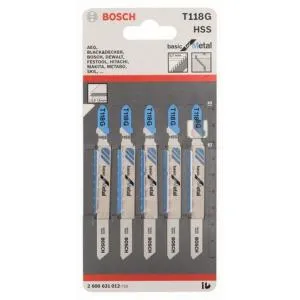 Bosch tikksaetera Basic for Metal T 118 G 5 tk