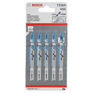 Tikksaetera Bosch Basic for Metal T 118 A - 5 tk