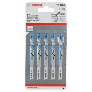 Bosch tikksaetera Basic for Metal T 118 A 5 tk