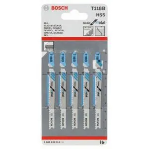 Bosch tikksaetera Basic for Metal T 118 B 5 tk