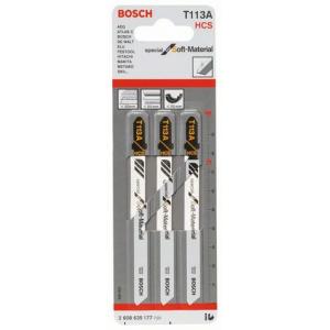 Tikksaetera Bosch Special for Soft Material T 113 A - 3 tk
