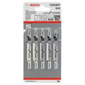 Bosch tikksaetera Special for Laminate T 101 BIF 5 tk