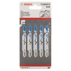 Tikksaetera Bosch Basic for Inox T 118 EFS - 5 tk