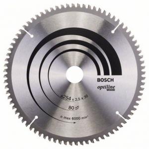 Saeketas Bosch 254 x 30 x 2,5 mm z80 - Optiline Wood