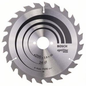 Saeketas Bosch 200 x 30 x 2,8 mm z24 - Optiline Wood