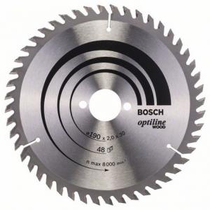 Saeketas Bosch 190 x 30 x 2,0 mm z48 - Optiline Wood