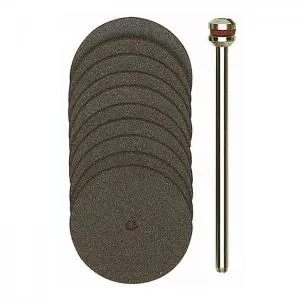 Proxxon korunda griešanas disks ar kātu 22 x 1,8 mm 10 gab.