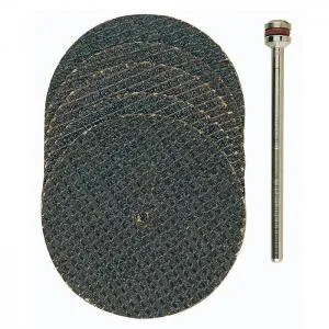 Proxxon griešanas disks ar kātu, alumīnija oksīds 38 x 1,8 mm 5 gab.