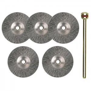 Proxxon tērauda suka disks, nerūsējošs 22 mm 5 gab.