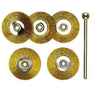 Proxxon mini misiņa birstes disks 22 mm 5 gab.
