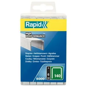 Rapid klambrid 140/6 10,6 x 1,3 mm 5000 tk plastkarbis