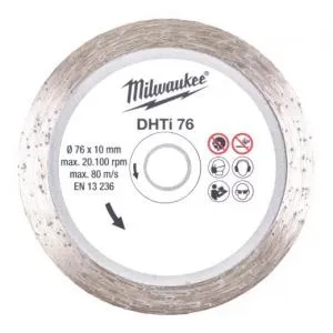 Алмазный отрезной диск Milwaukee DHTS 76 мм