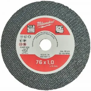 Отрезной круг Milwaukee для металла 76 x 1 x 10 мм 5 шт