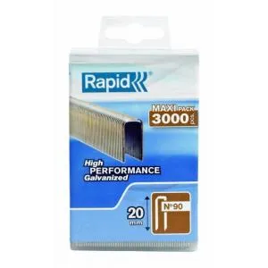 Rapid klambrid 90/20 3000 tk plastkarbis