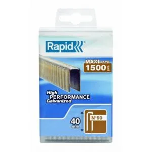 Rapid klambrid 90/40 1500 tk plastkarbis