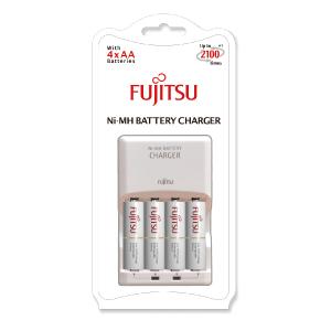 Laadija Fujitsu FCT343-CEFX, AA/AAA akupatareidele + 4 x AA Ni-MH