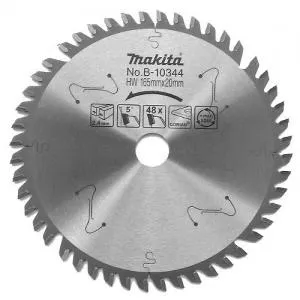 Makita saeketas 165 x 20 x 2,4 mm 48T 5° SP6000 CLEAN CUT, VAIKNE, CORIAN