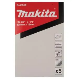 Makita juostinio pjūklo juosta 13 x 835 mm 18TPI, metalas 2-3 mm 5 vnt