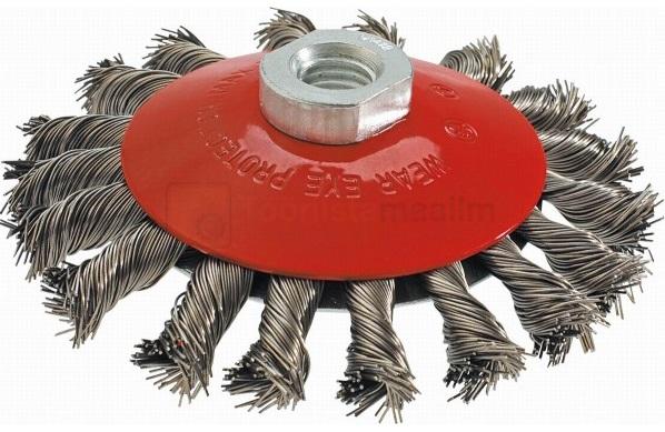 Ketashari Graphite 100 mm x M14, 0,5 mm roostevaba, lokitud