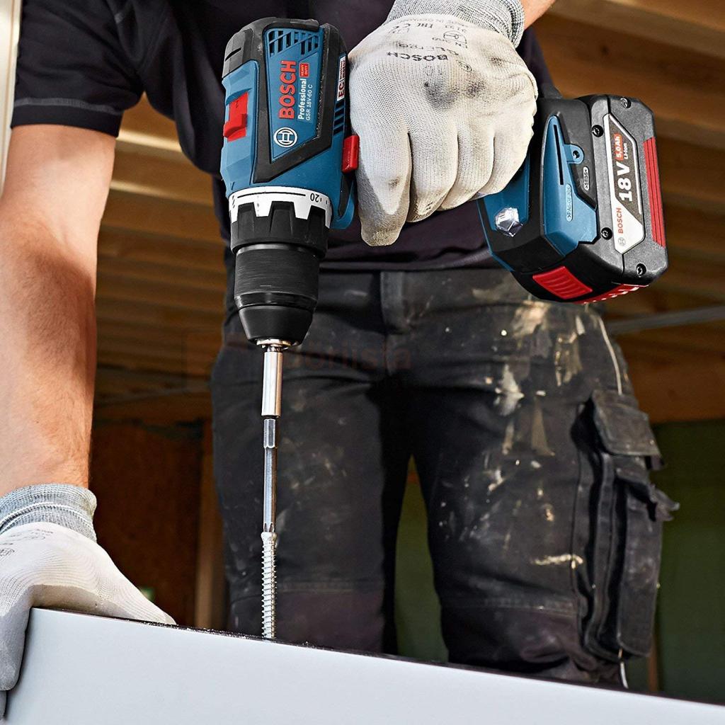 Akutrell-kruvikeeraja Bosch GSR 18V-60 C 2