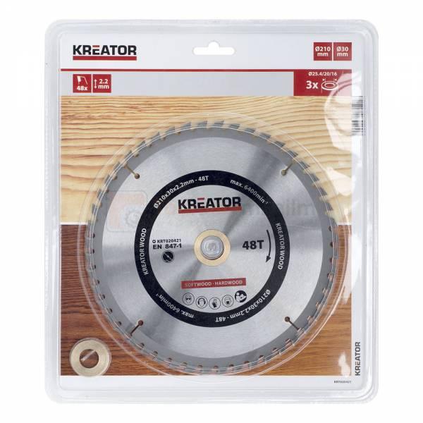 Saeketas Kreator 210 x 30 mm, 48 hammast, puidule 2