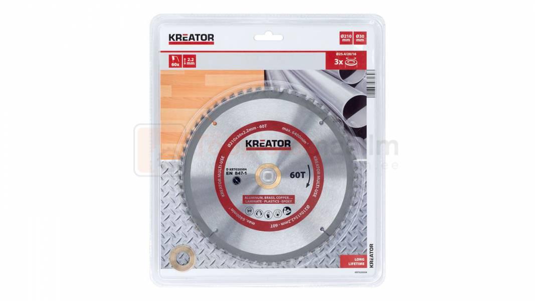 Saeketas Kreator 210 x 30 mm, 60 hammast, universaalne 2