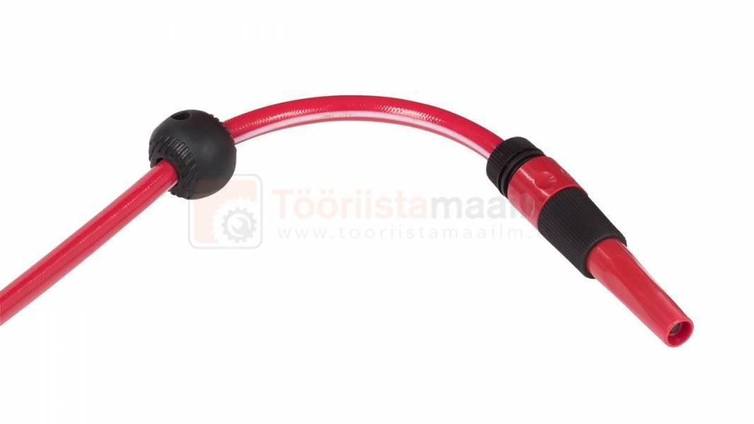 Pildil on punane Kreator KRTGR6710 voolikupool, millel on mustad detailid ja otsik.