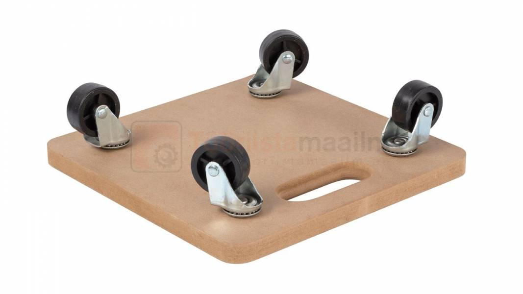 Pildil on Kreator kauba transportimise alus, millel on neli ratast ja käepide, ning see on mõeldud kuni 200 kg raskuse...