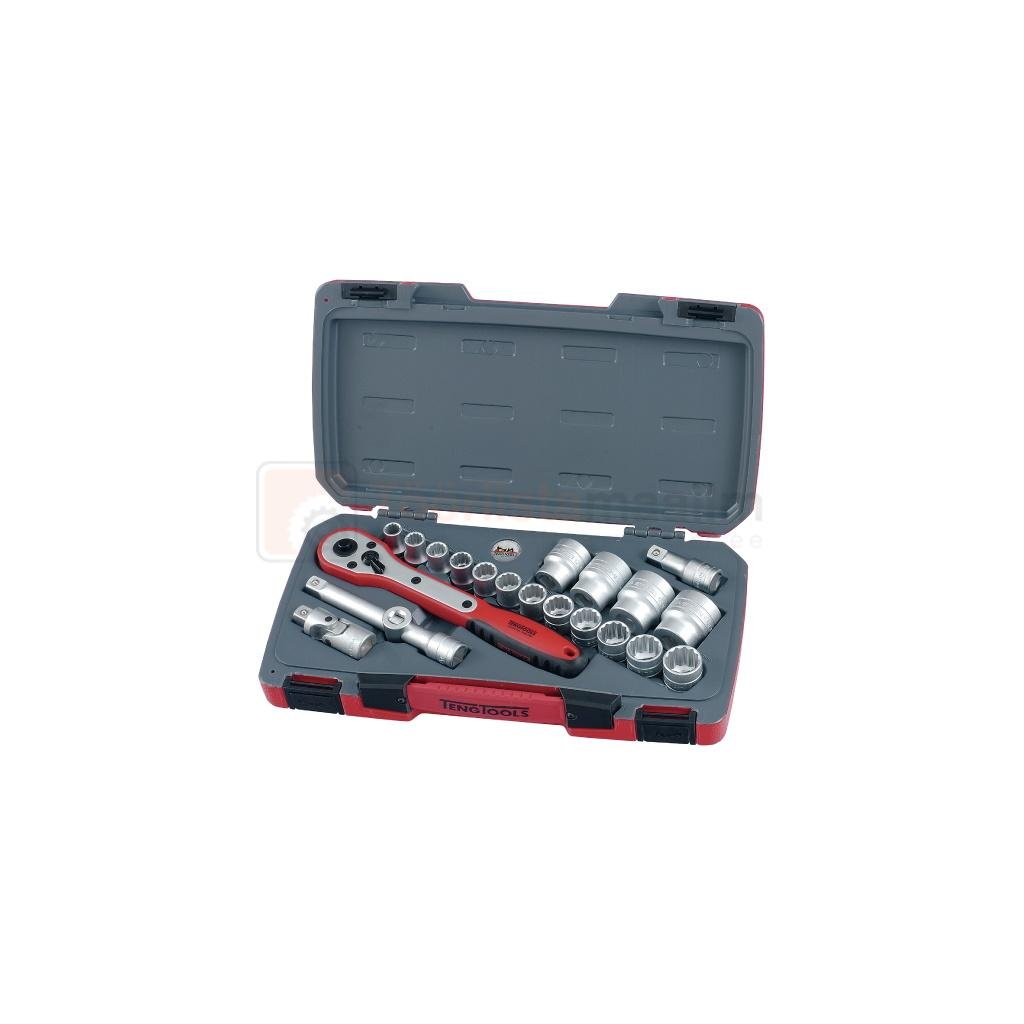 Padrunvõtmete komplekt Teng Tools T1221 1/2", 21-osaline