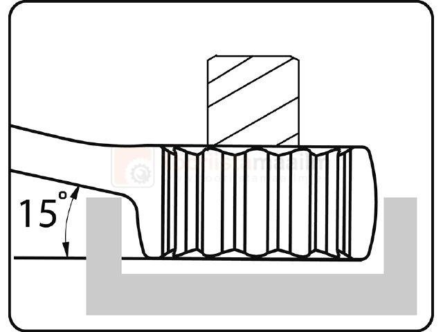 Lehtsilmusvõtmete komplekt Teng Tools 8512A 8-19 mm, 12-osaline 3