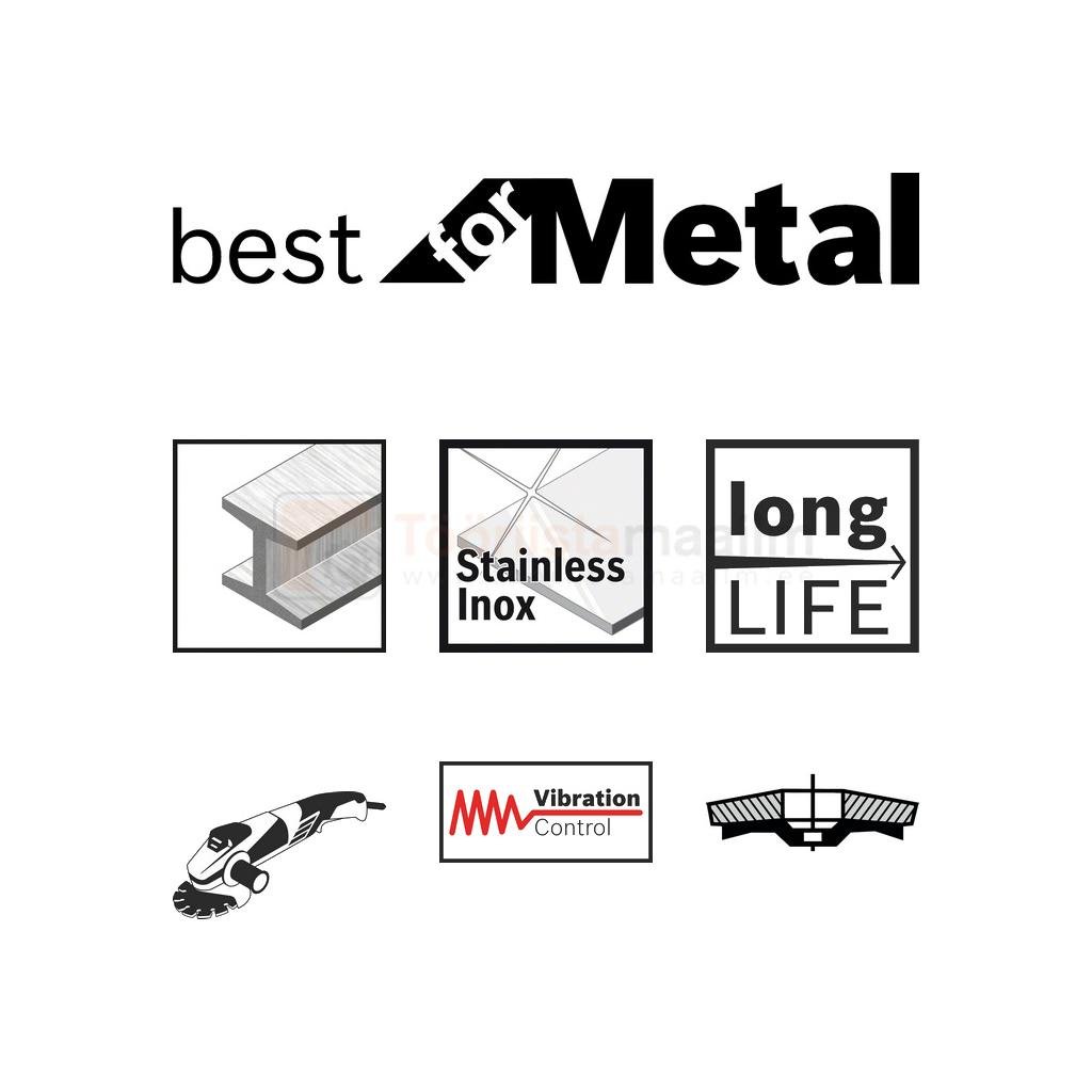 Lamell-lihvketas 125 mm kaldega, Bosch X571 - Best for Metal 3