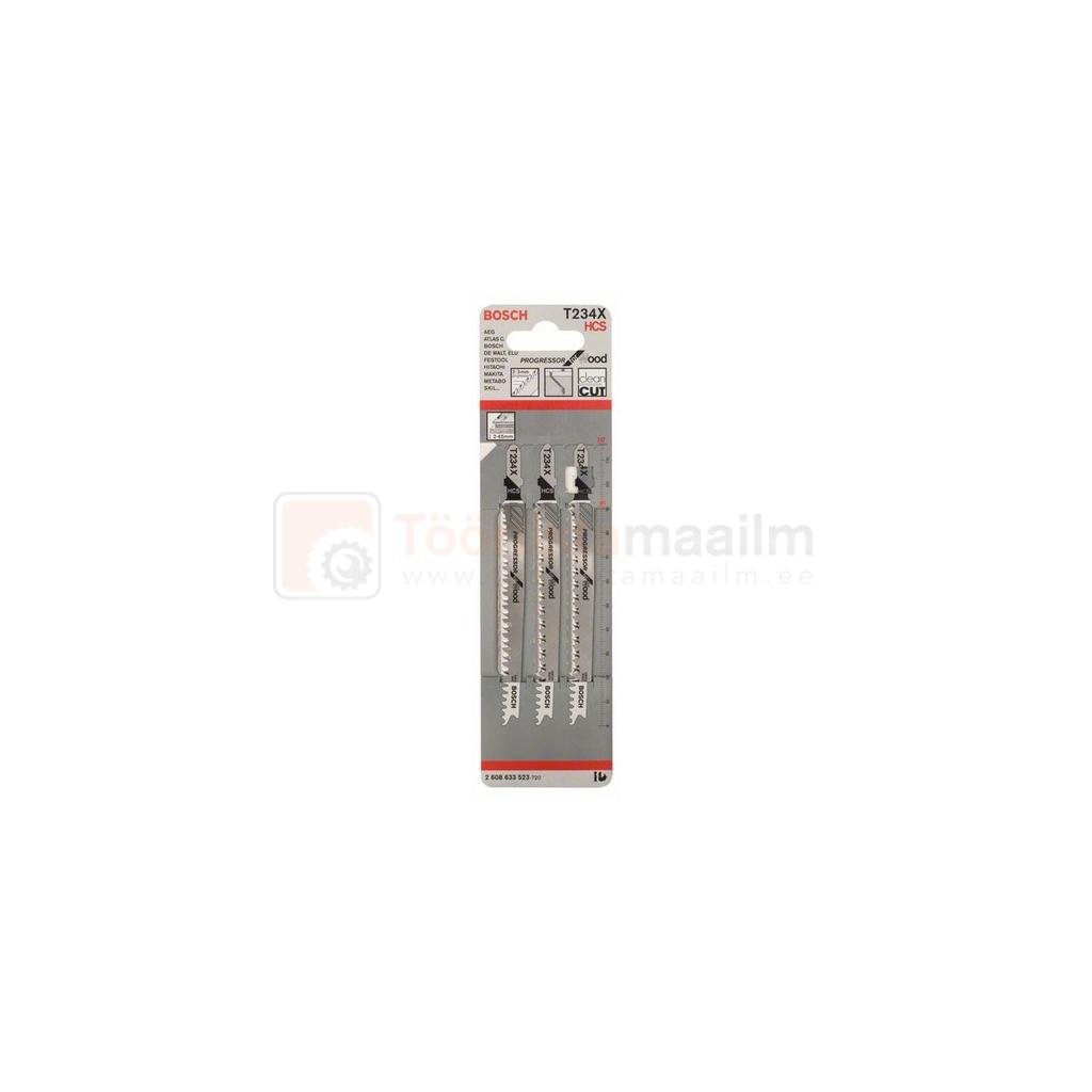 Tikksaetera Bosch Progressor for Wood T 234 X - 3 tk