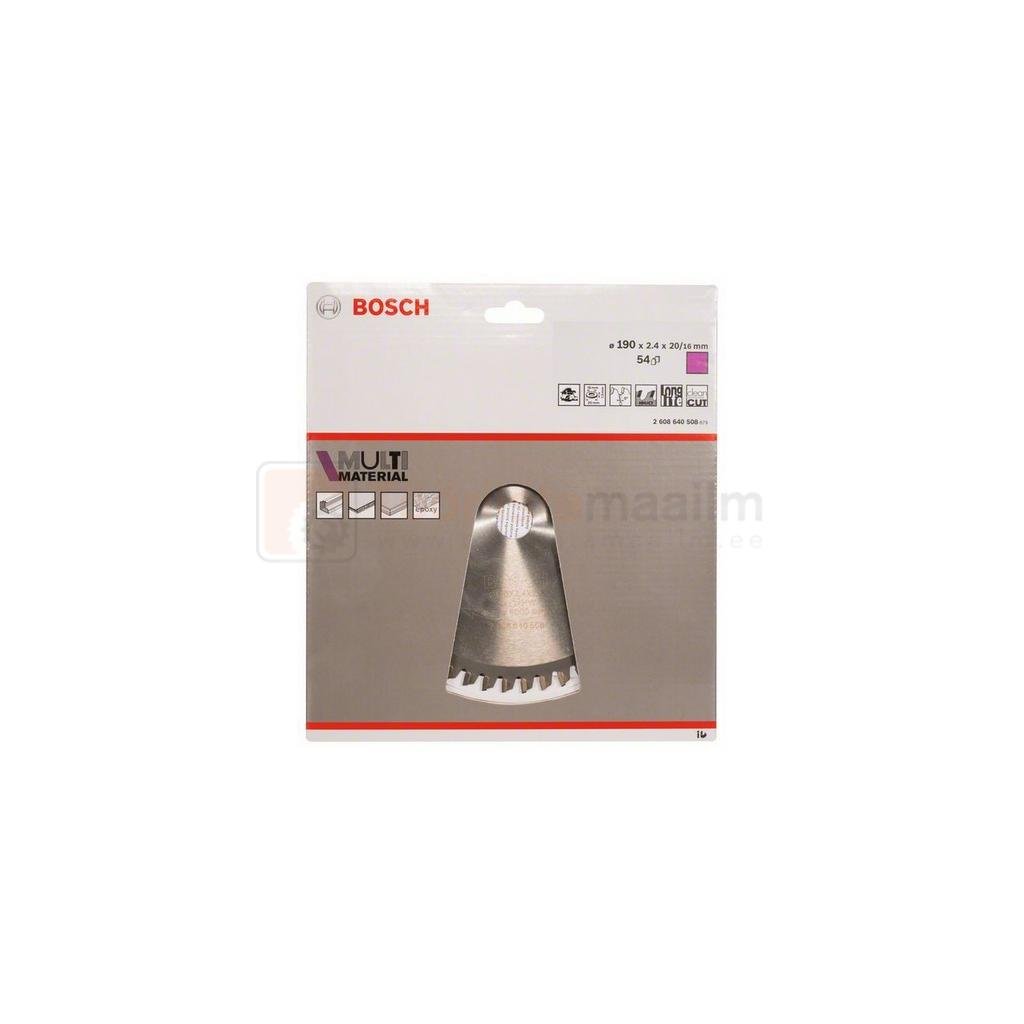 Saeketas Bosch 190 x 20 x 2,4 mm z54 - Multi Material 2