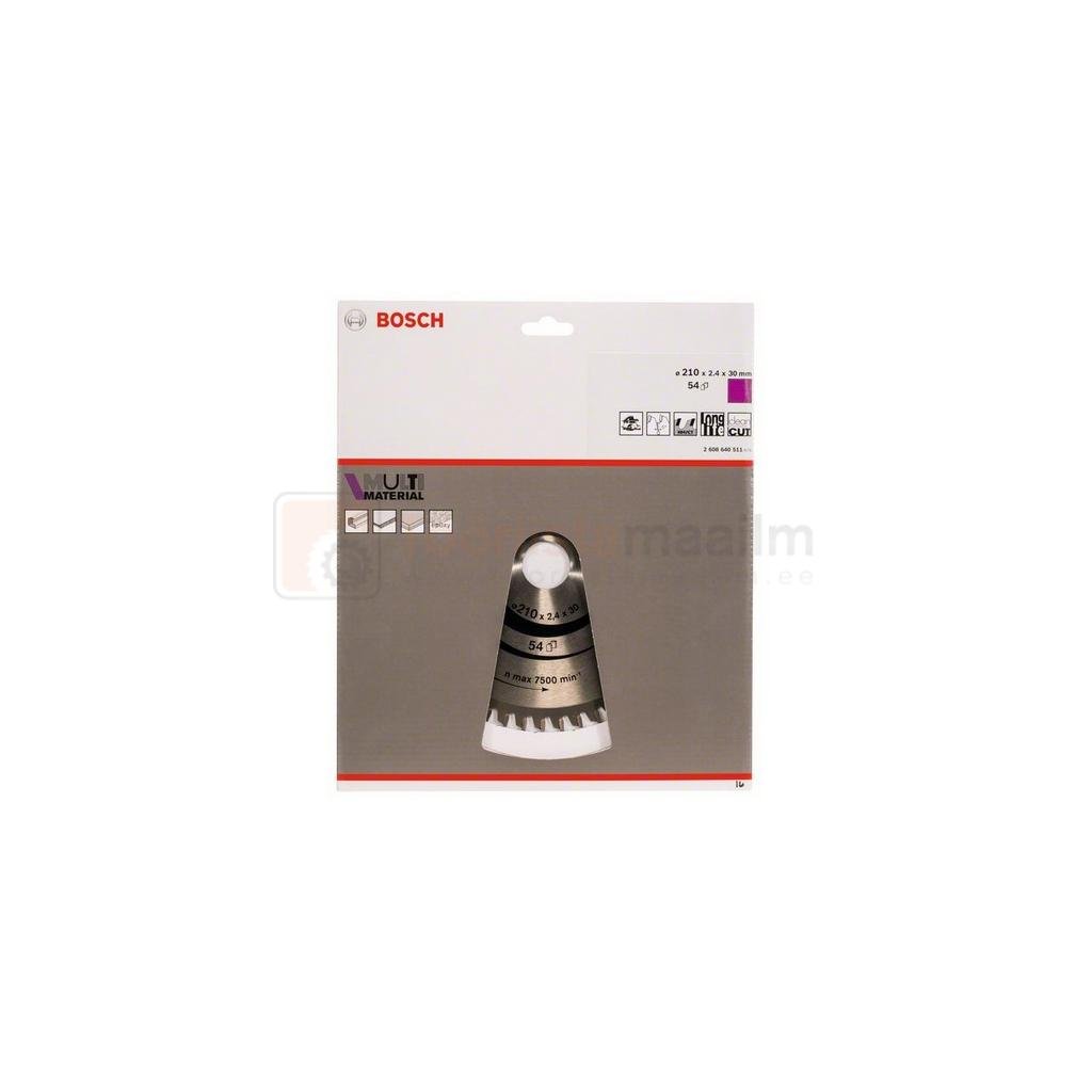 Saeketas Bosch 210 x 30 x 2,4 mm z54 - Multi Material 2