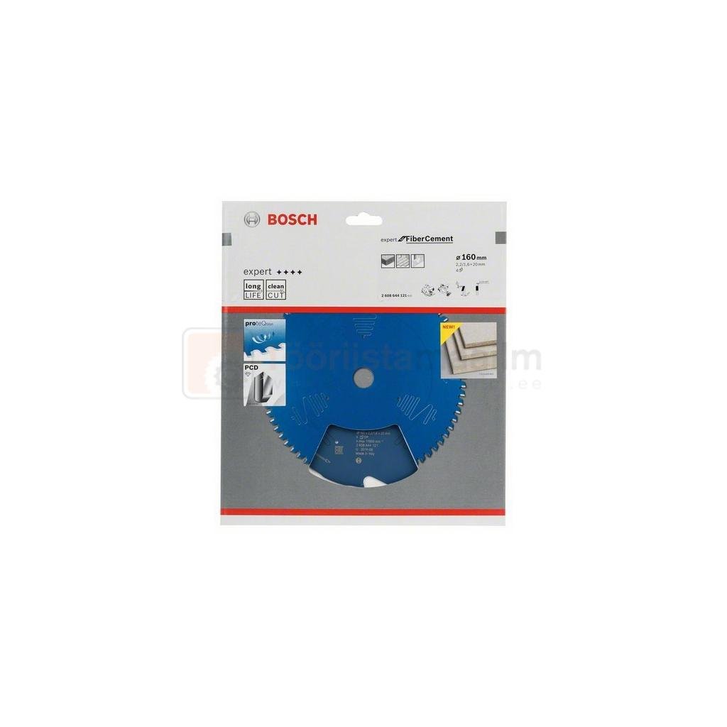 Saeketas Bosch 160 x 20 x 2,2 mm z4 - Expert for Fiber Cement 2
