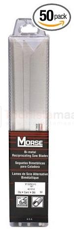 Piiksaeterade komplekt Morse, 50tk - 229mm 18TPI, Bi-Metal