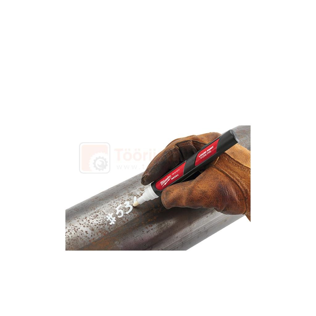 Marker Milwaukee Inkzall, vedel värv, valge 2