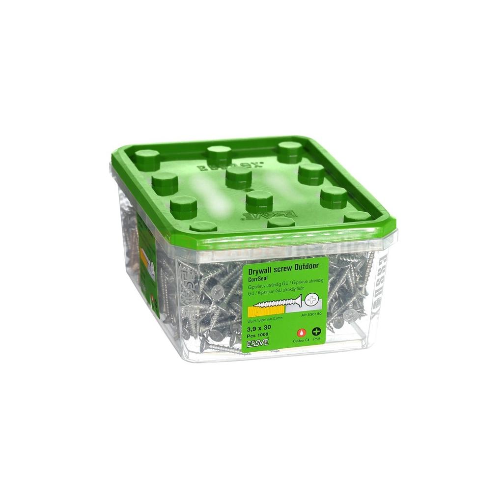 Kipsikruvi Essve CorrSeal 3,9 x 40 mm, puidule ja metallile - 500 tk 2