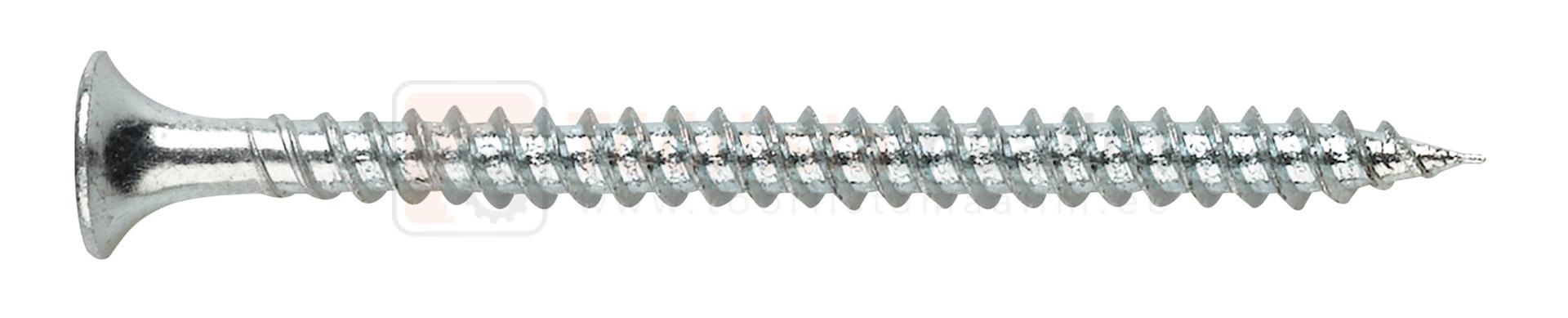 Kipsikruvi metallile 3,9 mm, Zn