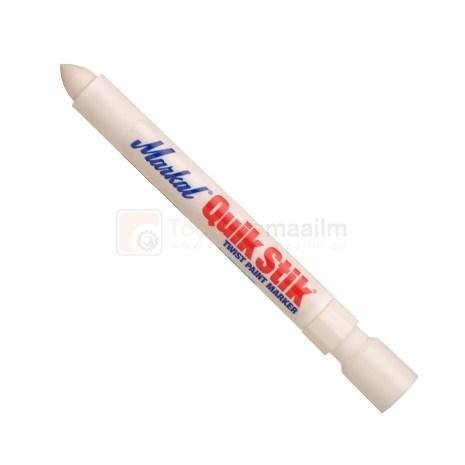Pildil on valge Markal Quik Stik tahke värvimarker.