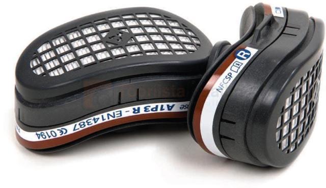 Elipse varu filtrid (1 paar) A1P3 Carbon poolmaskidele SPR338, SPR401, SPR444, SPR503