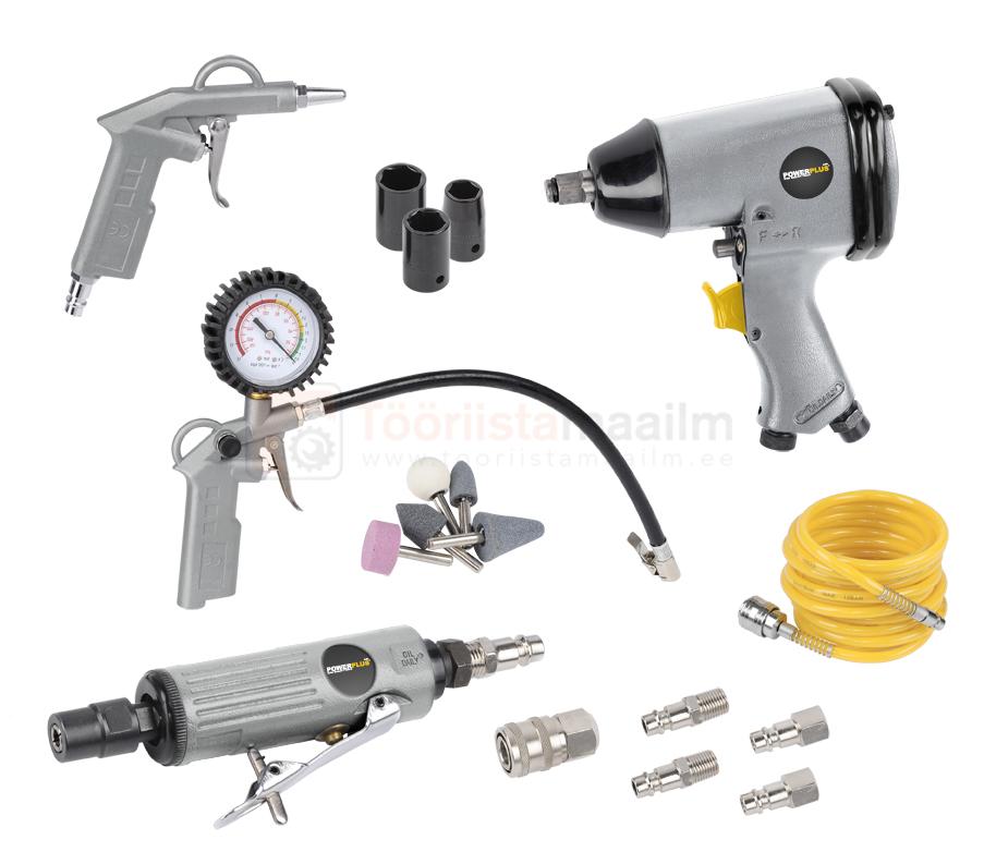 Suruõhutööriistade komplekt PowerPlus, 25-osaline